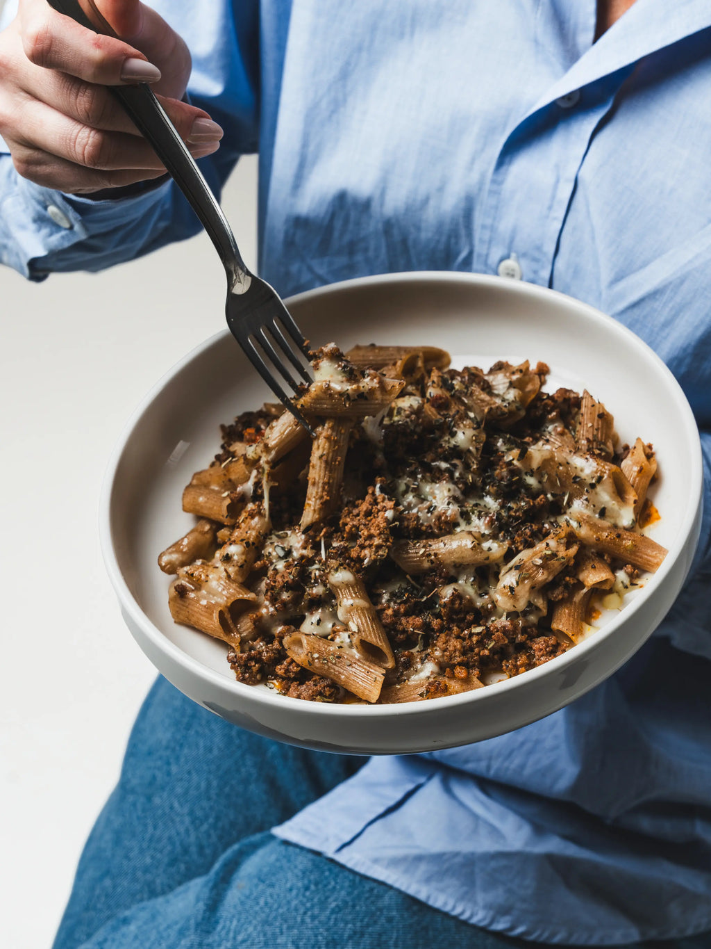 Penne com Ragu de Carne