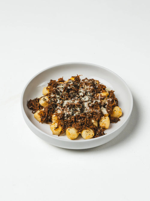 Nhoque com Carne de Panela